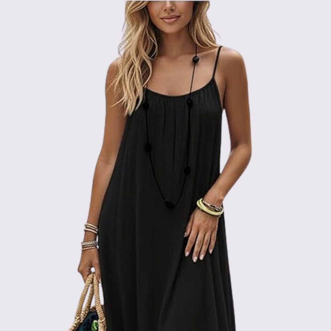 Nuance adjustable-back dress