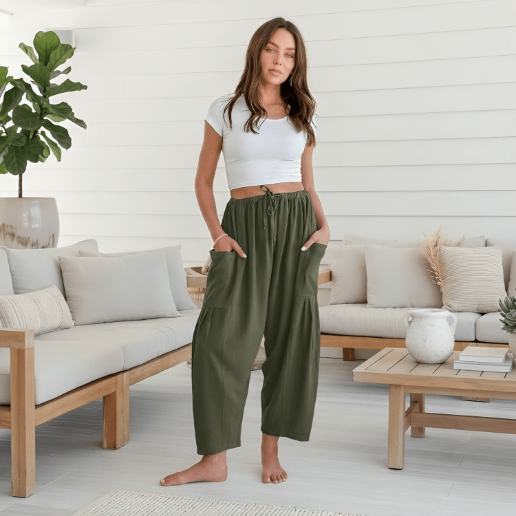 Le pantalon Fluide - La Câline™ - BlueJolie