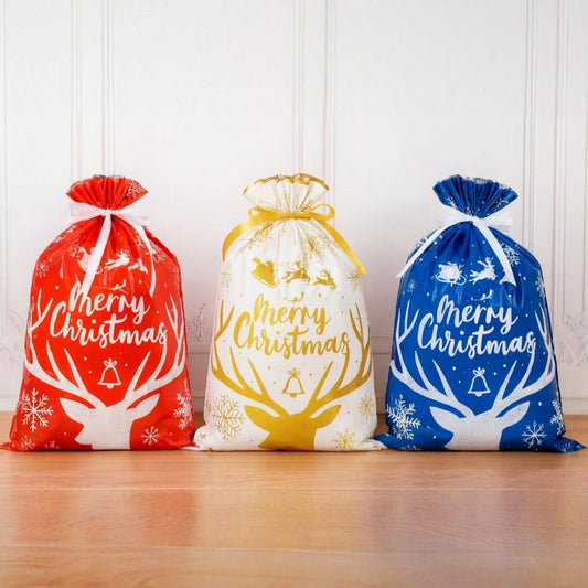 Lot de 3 sacs festifs Noël - BlueJolie